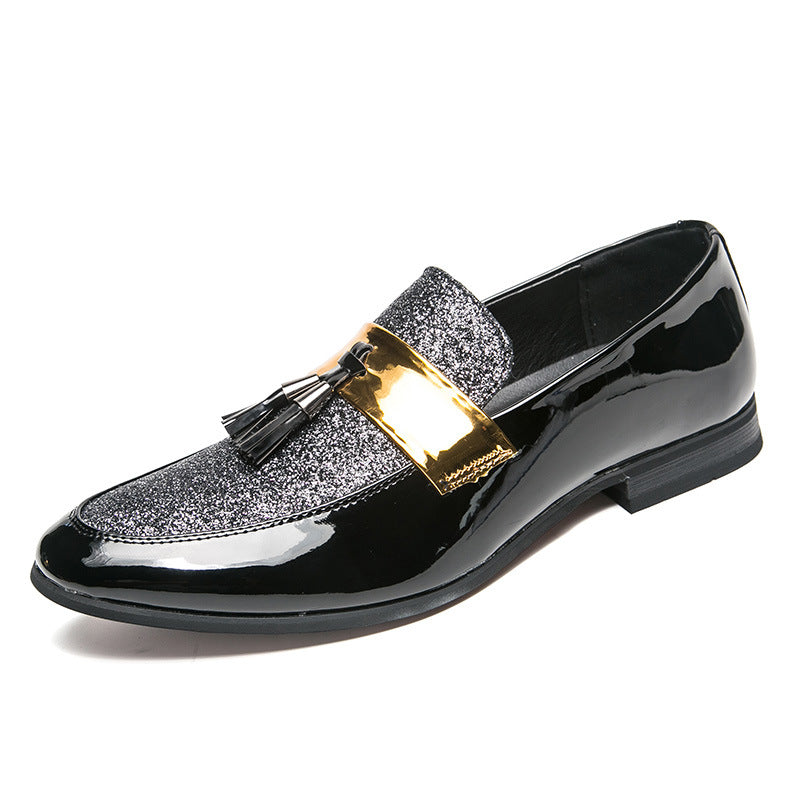 men's leather tassel shoes store